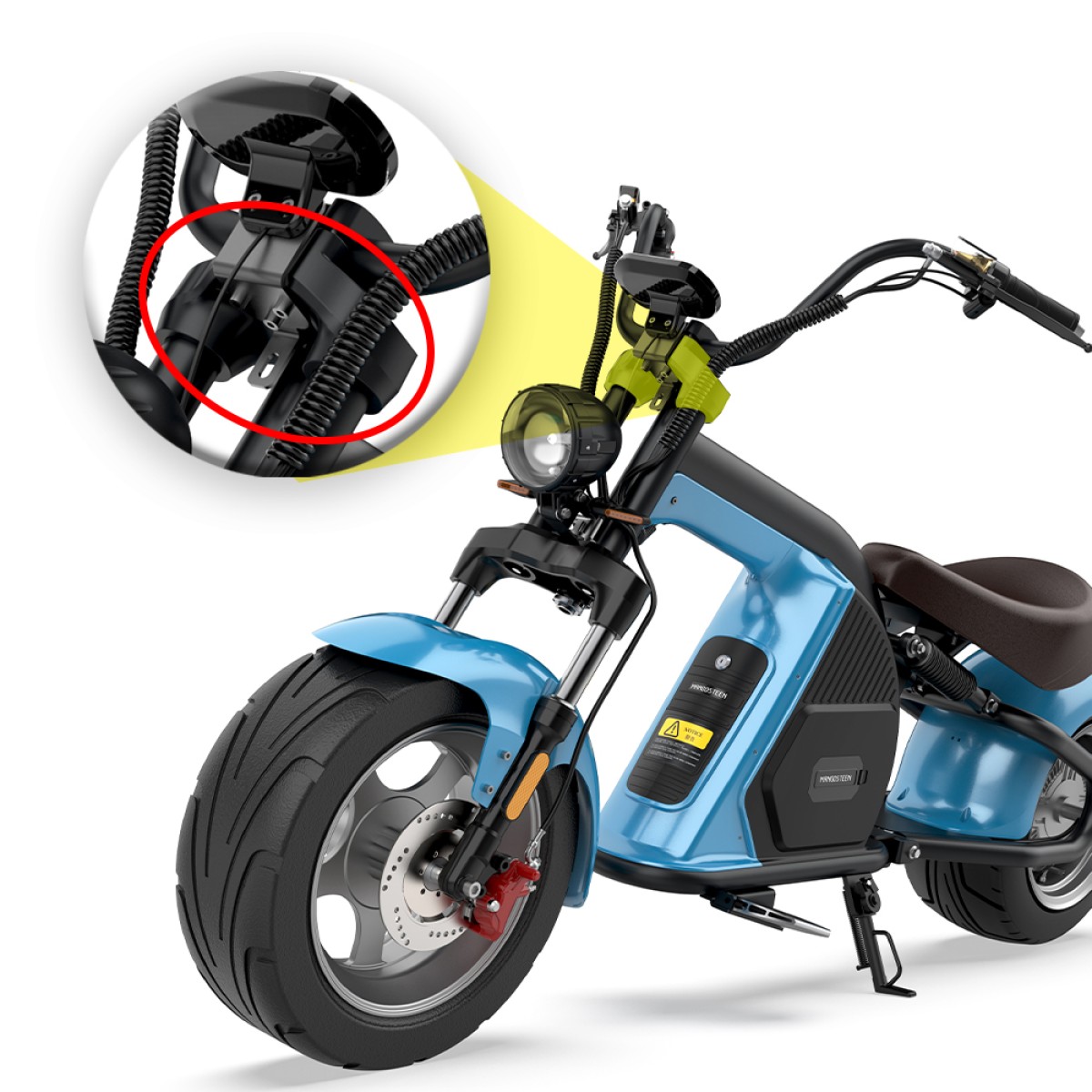 connection part of handlebar